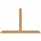 Ekena Millwork Portland Timber Gable Bracket, Western Red Cedar, 84"W x 53"H x 3 1/2"D x 5 1/2"F, 15/12 Pitch GBW084X53X0406POR00SWR - alternate 1